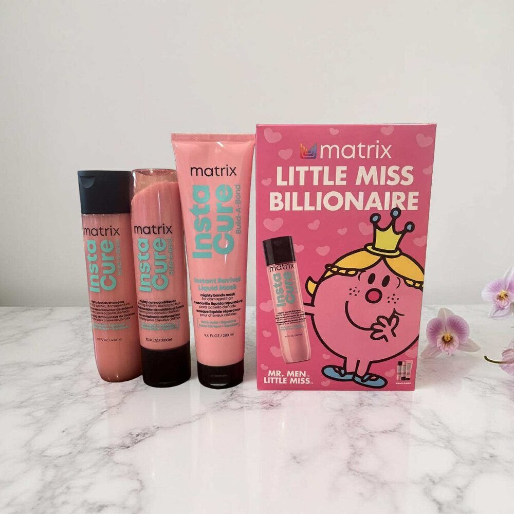 Matrix Little Miss Billionaire Insta Cure Shampoo Conditioner Liquid Mask Kit